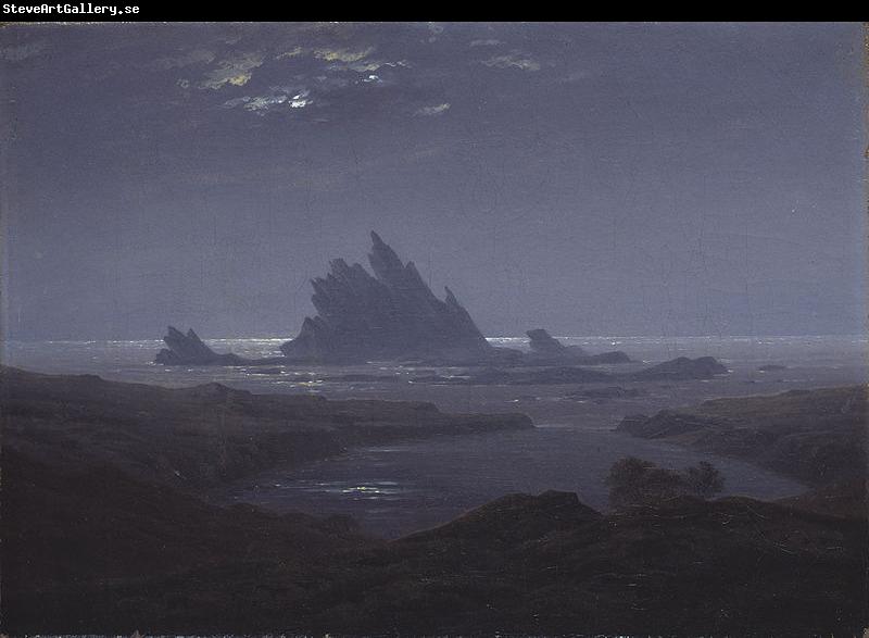 Caspar David Friedrich ReefsbytheSeashore